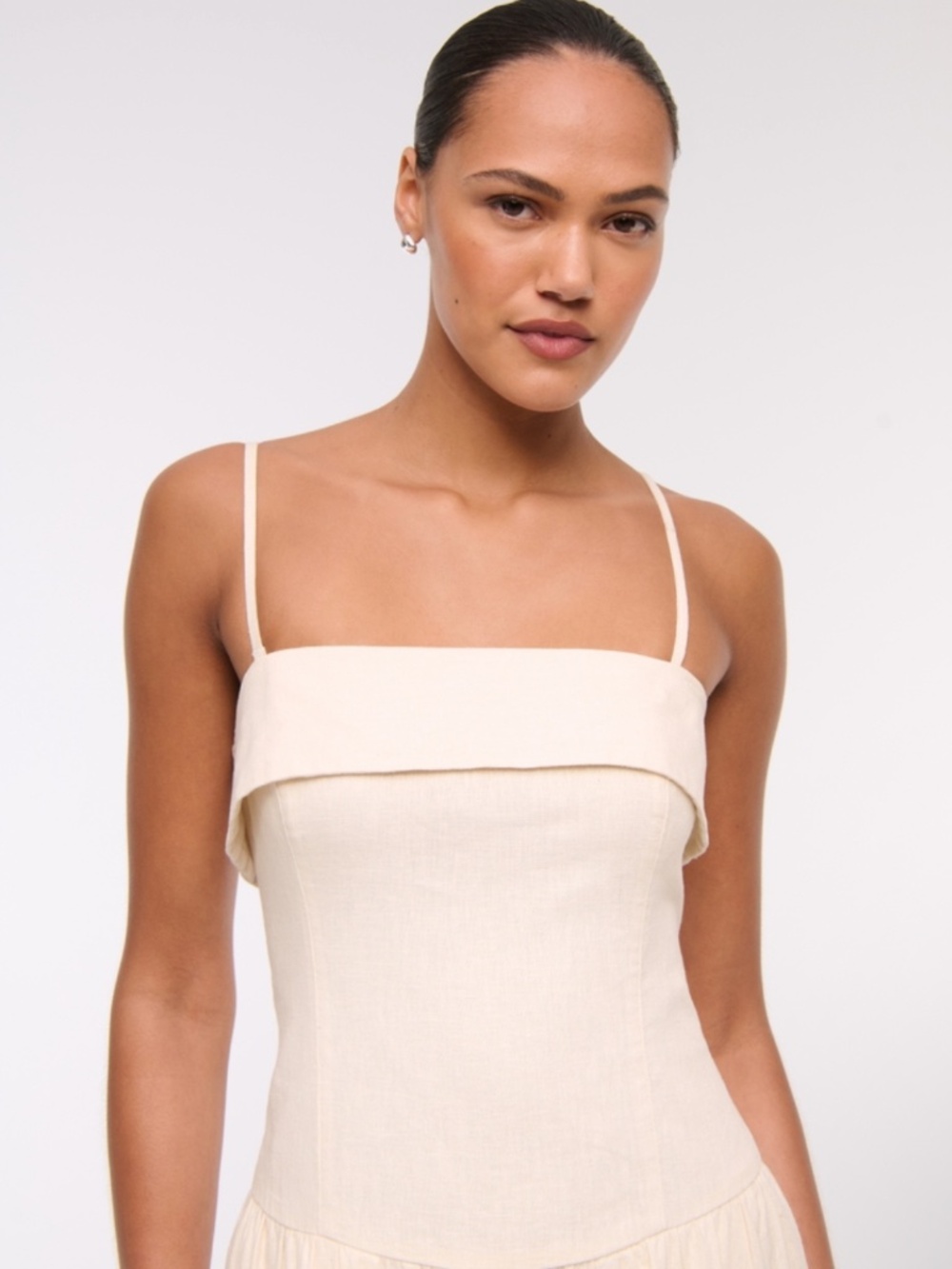 NWT Linen Drop Waist - Picture 4 of 4